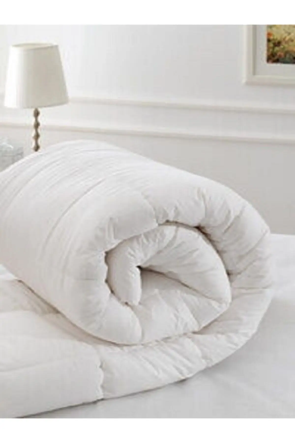 

Single Microsoft Quilt 155x215 Cm Silicone Cotton White Bedroom Textile Home & Furniture