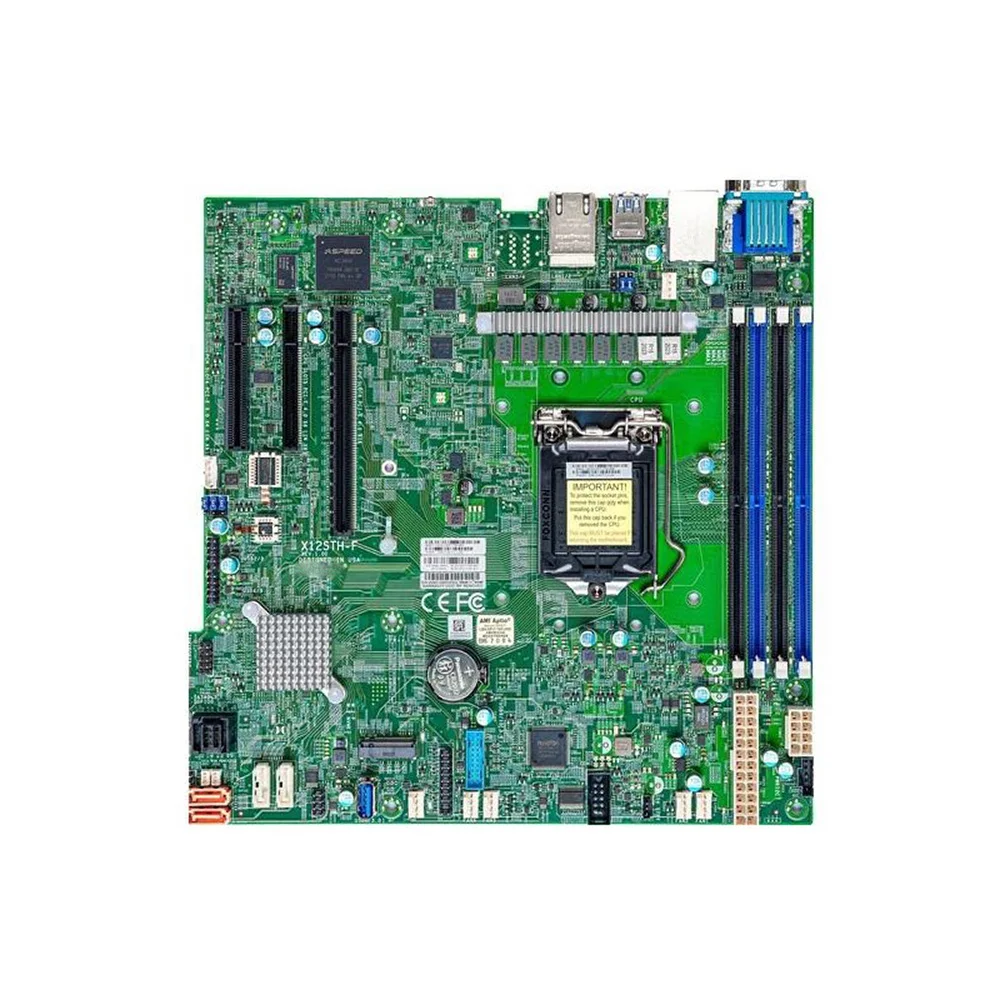 X12STH-F Server Motherboard For Supermicro C256 PCIe4.0 SGX Support E-2300 High Quality 7 X12STH-F Server Motherboard For Supermicro C256 PCIe4.0 SGX Support E-2300 High Quality - Image 5