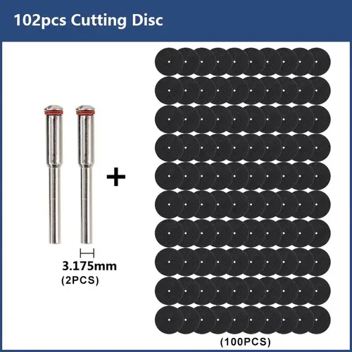 CMCP 32mm Abrasive Cutting Disc With Mandrels Grinding Wheels For Dremel Accesories Metal Cutting Rotary Tool Saw Blade - Image 19