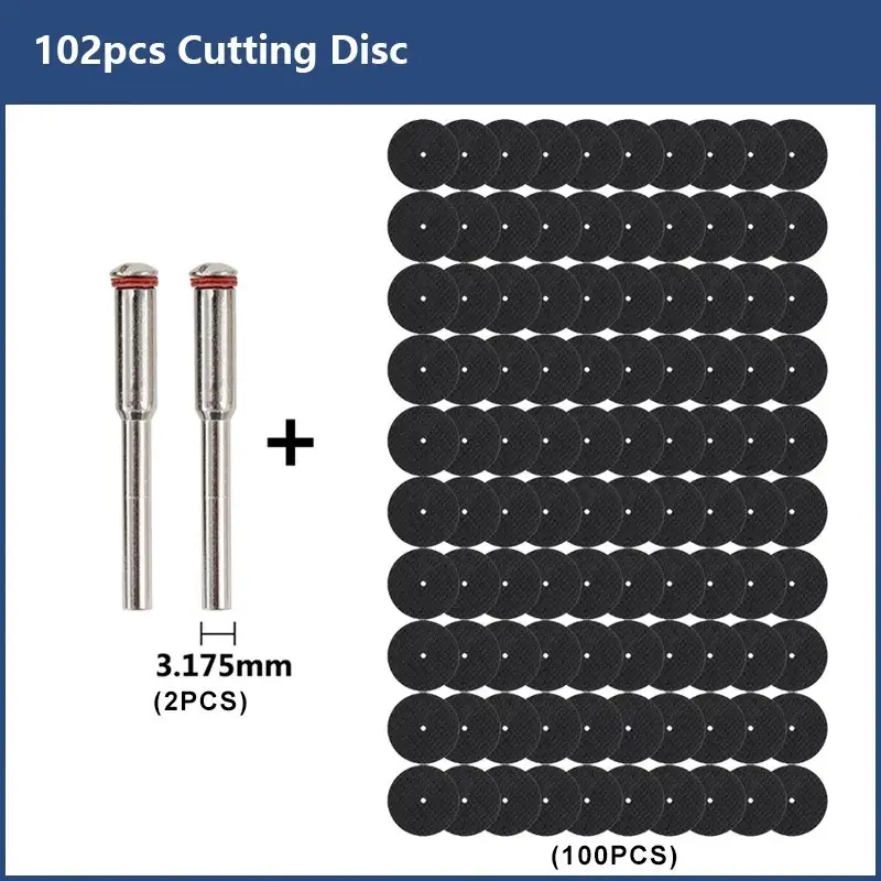 CMCP 32mm Abrasive Cutting Disc With Mandrels Grinding Wheels For Dremel Accesories Metal Cutting Rotary Tool Saw Blade - Image 19
