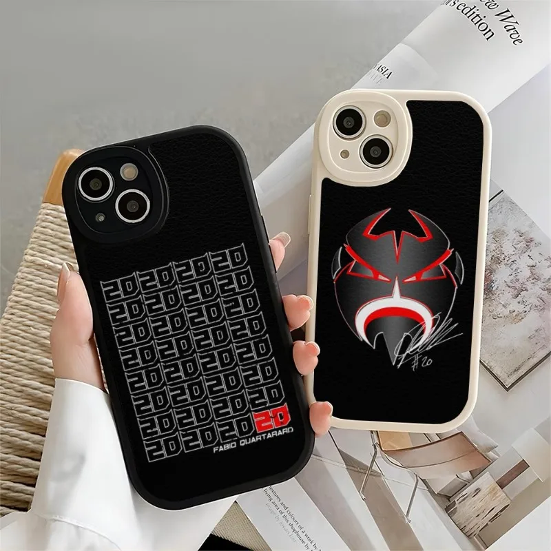 Custodia Per Telefono Fabio Quartararo 20 Per Iphone 12 11 13 14 Pro Max Mini Xs X Xr 7 8 Plus Se2020 Cover In Morbida Pelle Siliconica