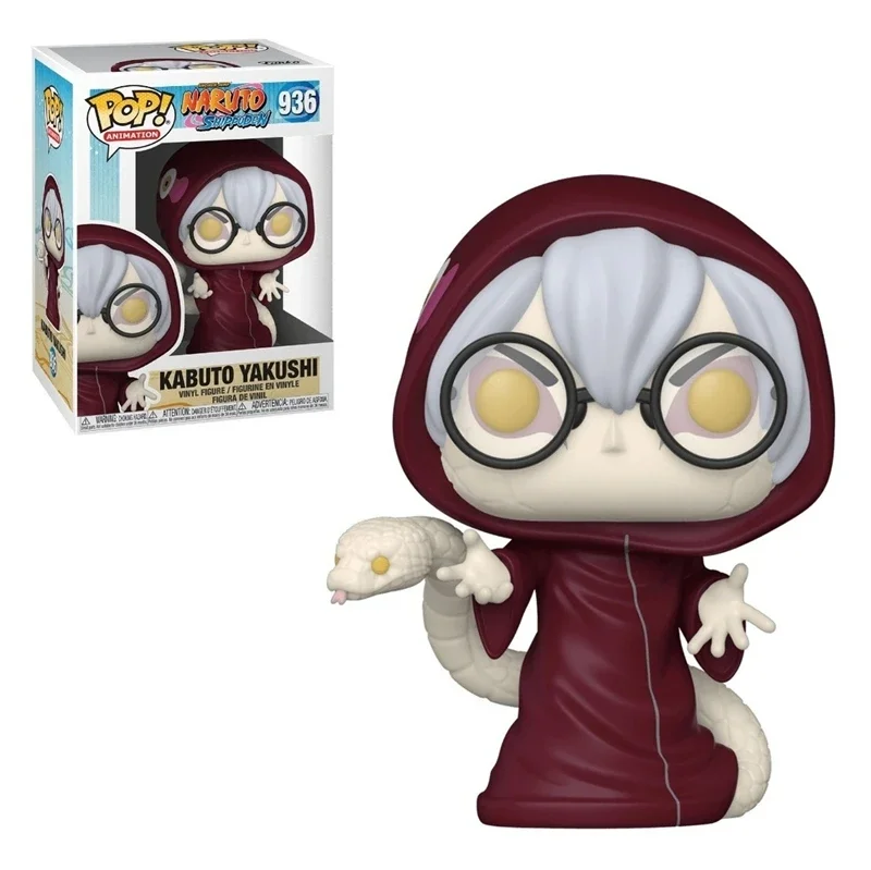 FUNKO POP - Figuras de acción de Naruto Kabuto Yakushi n.° 936, recién llegadas, modelo de colección, juguete para niños, regalo