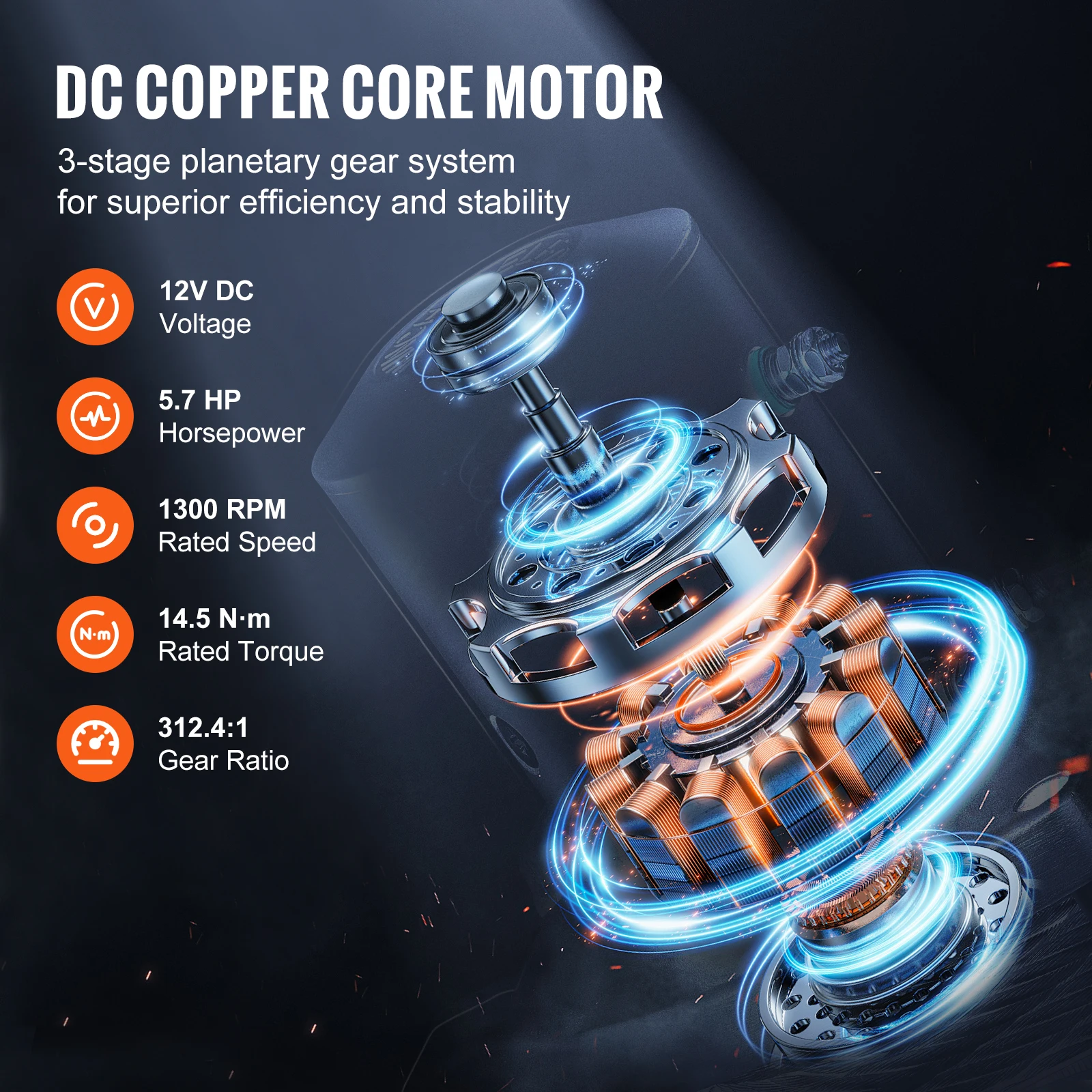 SucceBuy 18000lbs Electric Winch Car Truck Steel Cable Winch with 85ft Wire Rope Wireless Remote Control for Towing Off-Road SUV