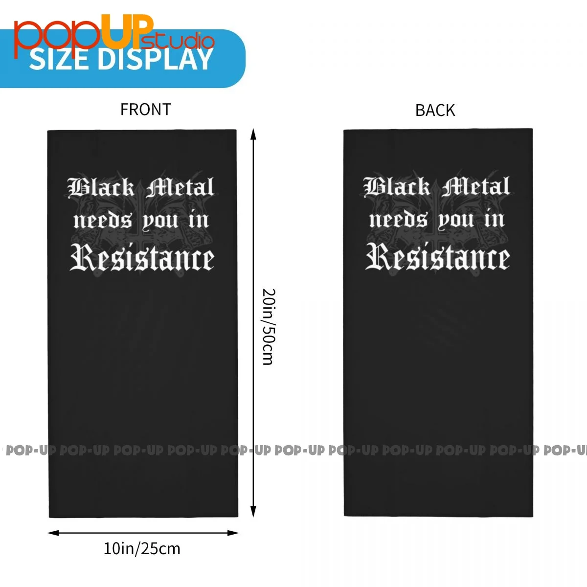 Рисунок 2 - Черная металлическая лента Nargaroth