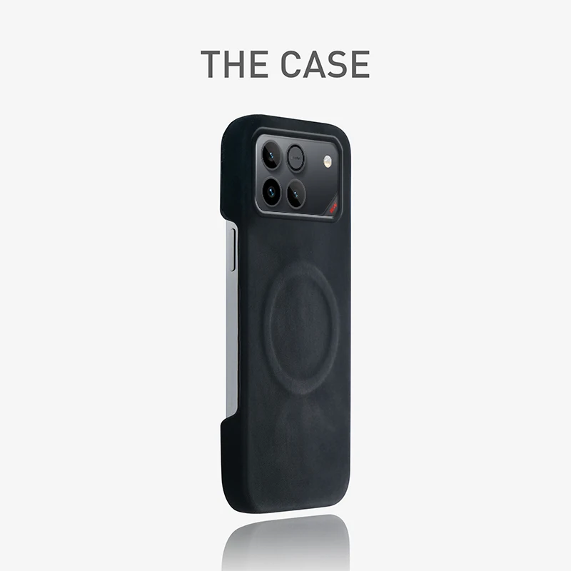 Enhanced Leather Frameless Shockproof Magnetic Wireless Charging Case