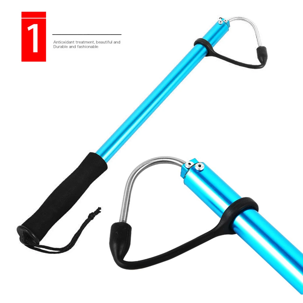 Professional Telescopic Fish Gaff Retractable Ice Sea Fishing Spear Hook  Gripper Fishing Tackle Tool Outdoor Equipment