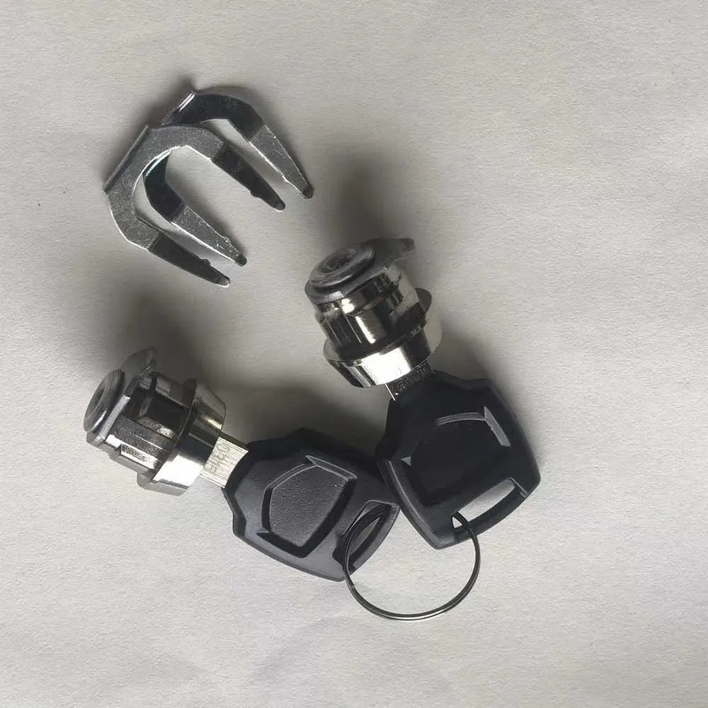Motorcycle luggage bag Universal Motorcycle Trunk Top Box Keys & Lock Core Cylinder Plug Aluminum Luggage Trunk Tool Case Moto Replacement Accessories