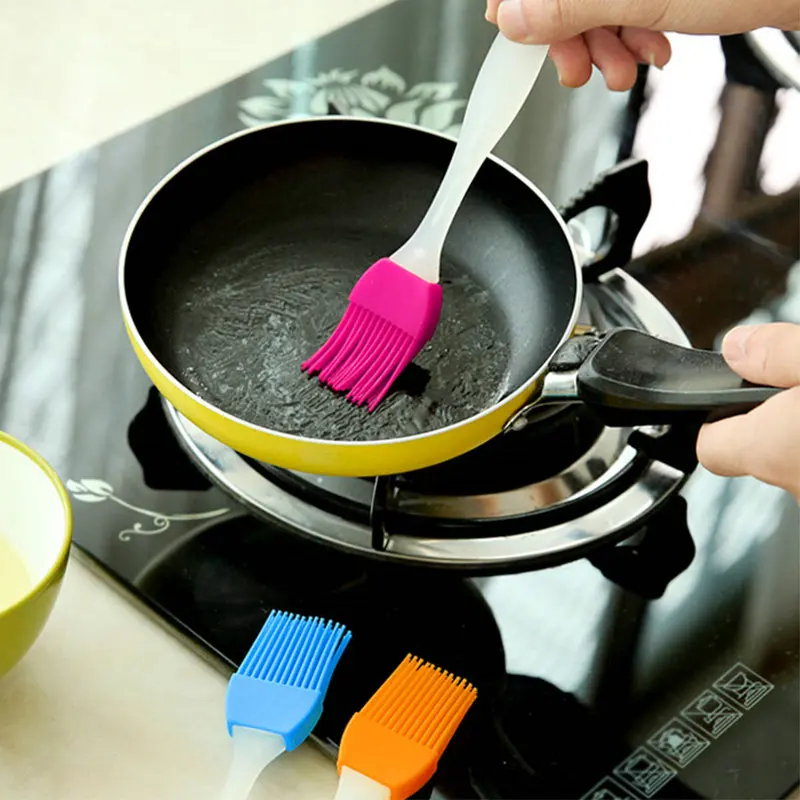 silicone brush 1PC new heat-resistant BBQ oil cleaning oiled baking barbecue cooking tools