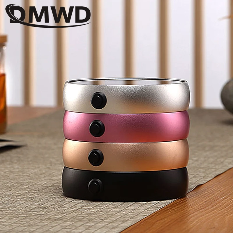 DMWD Mini Electric Hot Plate Portable Heating Cup Pad Thermostat Base Coaster Tea Warmer Water Heater Milk Heat Preservation Pad 5