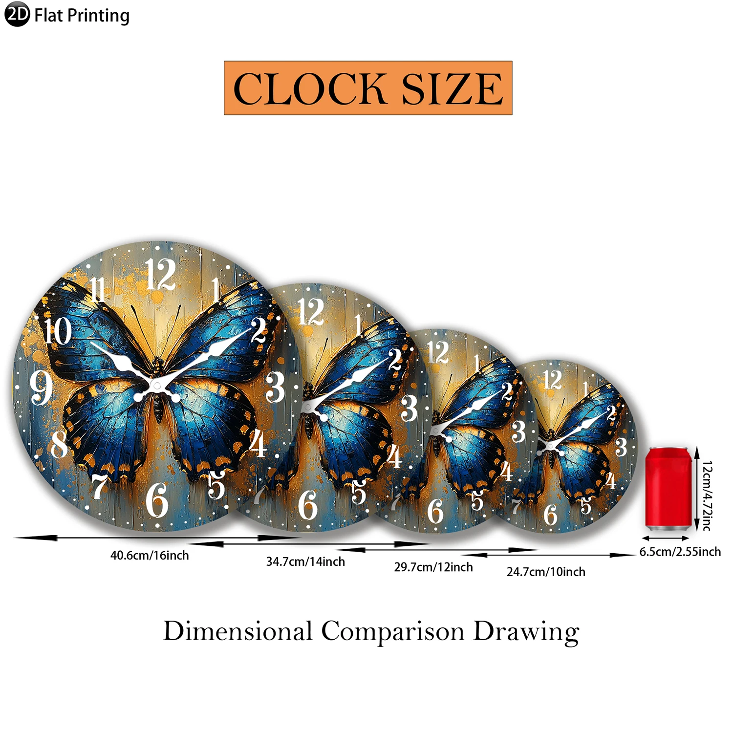 Rustic Apple Basket Wooden Wall Clock – Silent Quartz Decor 3