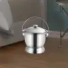 Chamber Bucket with Lid Handle Night Urine Bucket Bedpan Urinal Night Urine Jug for Female Male Child Women Men Home Use Bedroom 2