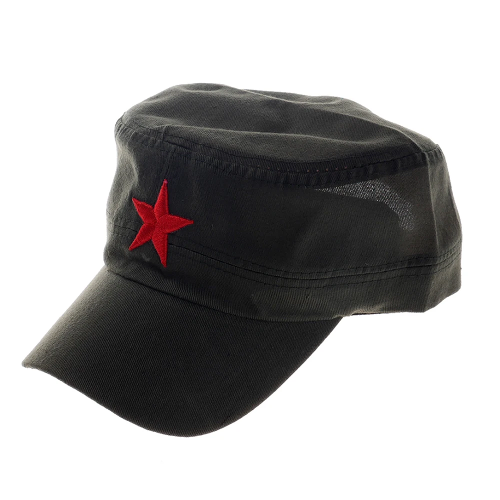 Militärischer Patrouillenhut für Herren/Damen, Golf-Fahrhut, roter Sternhut, Kadett-Design für Golfer, Militärbegeisterte, Sportveranstaltungen – Detail 7