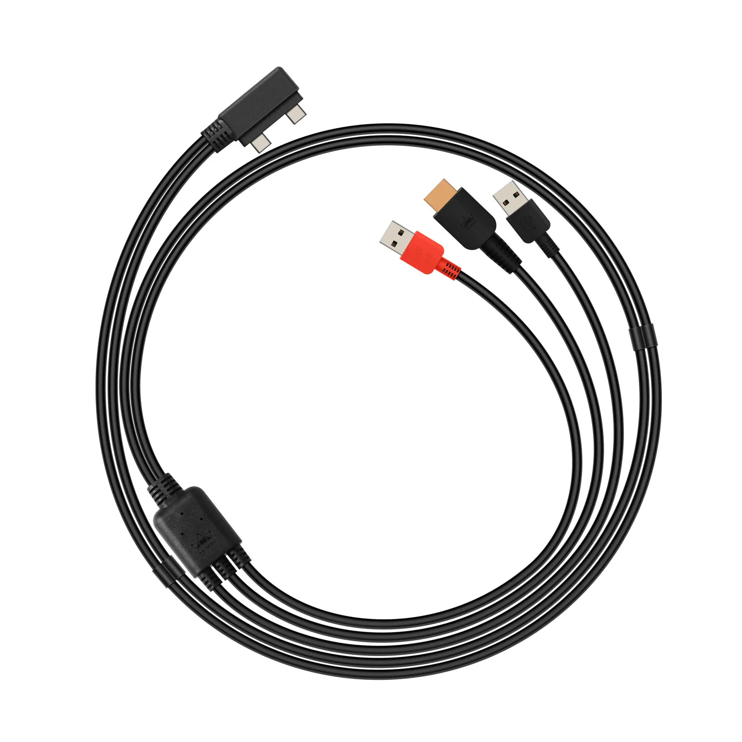 3-in-2ケーブル,USB-C〜hdmi USB-A,huionグラフィックタブレット