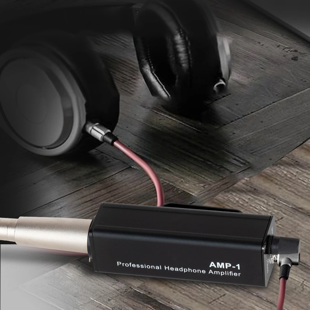 미니 휴대용 헤드폰 앰프, XLR 3.5mm 오디오 인터페이스, 무대 공연 스튜디오에 사용