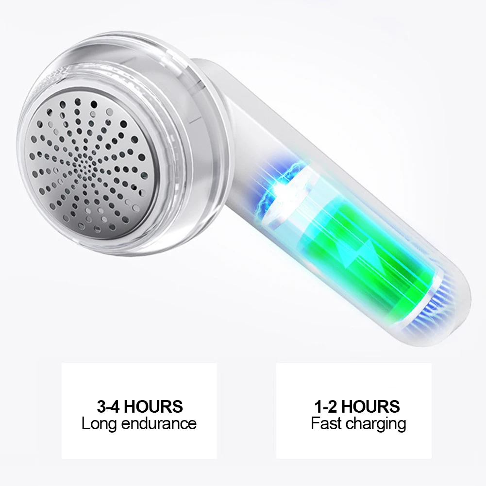 Description Picture 6 of itemUSB Electric Lint Remover Pellet Remover For Clothing Coat Sweater Shaver Hair Ball Trimmer Rechargeable Anti Pilling Razor