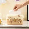 UFORU Cream cake tissue box living room high-grade light luxury art exquisite creative table storage paper box 3