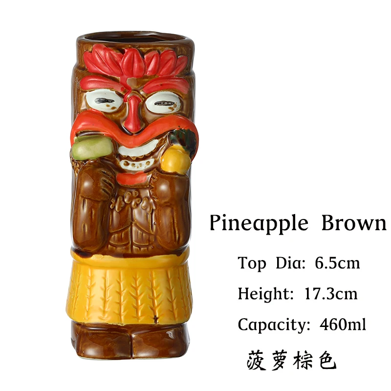 Tiki Mugs Ceramic Mug Party Cocktail Tumbler 1PCS