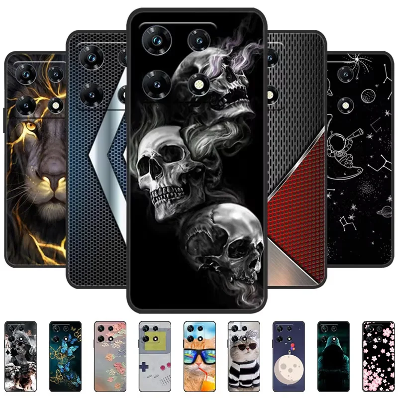 Premium Black Silicone Shockproof Back Cover Case - Soft TPU Protection