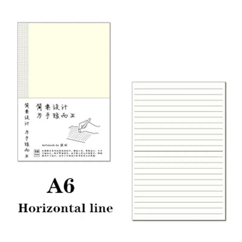 Fromthenon Journal Notebook Refill Planner Inserts Blank Grid Line Paper A5A6B6 Diary Book Inner Page School Office Stationery 6