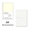 Fromthenon Journal Notebook Refill Planner Inserts Blank Grid Line Paper A5A6B6 Diary Book Inner Page School Office Stationery 6
