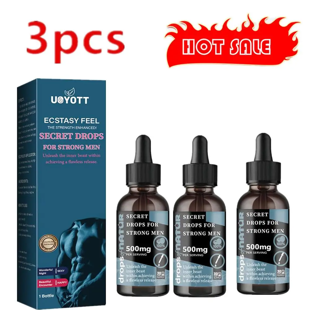 

3 PCS Secret Drops For Strong Men Increase Sexual Sensitivity Men Stamina Boosting For Adult 30ml Dropshipping