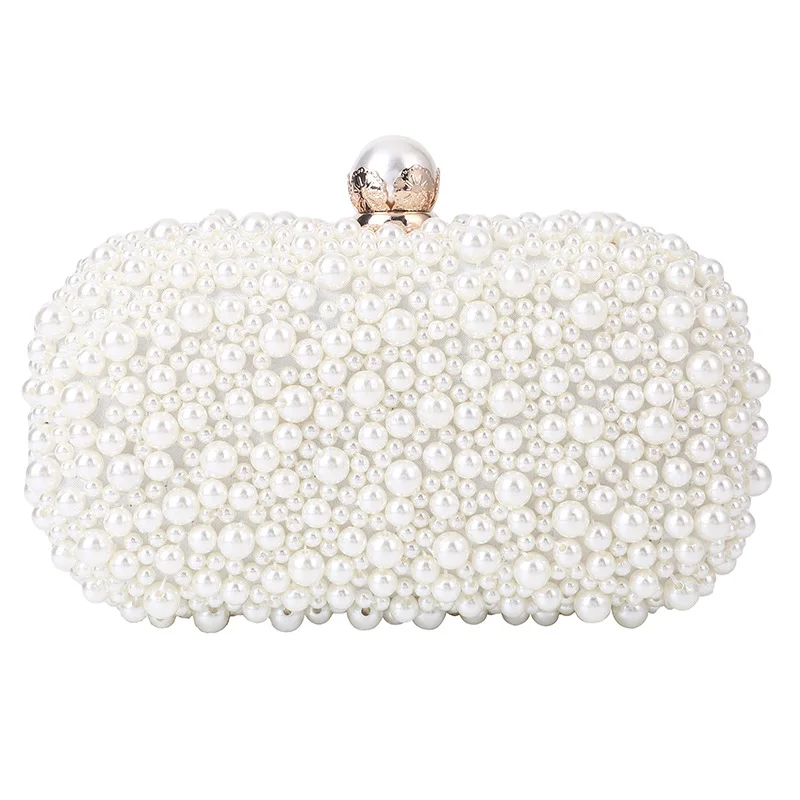 Handcrafted Pearl Evening Bag Image 1