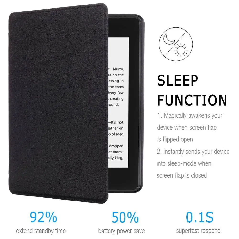Elegant Smart Magnetic PU Leather Case Cover - Ultra Slim and Protective Shell
