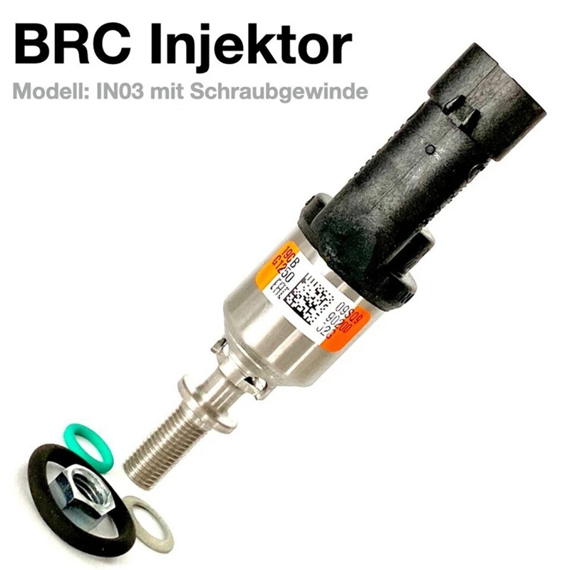 Brc Mtm Iniettore Gpl Iniettore Cng Gpl In03 Arancione Per Opel Chevrolet Etc.09Sq99020002G Parti Di Ricambio Accessori 1 Pz