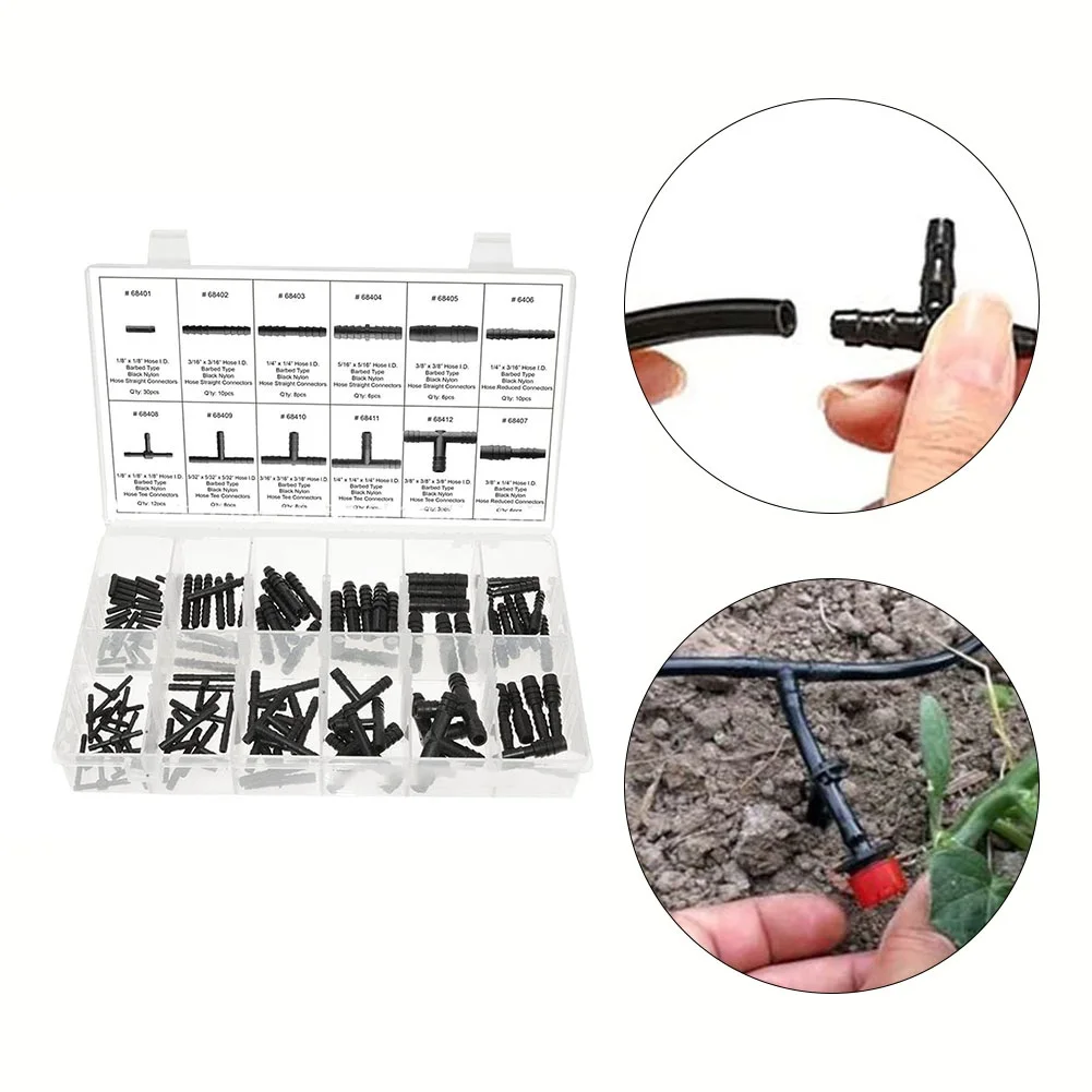 Auto-Schlauchverbinder-Sortiment, Reduzier-Set, gerade T-Stück-Anschlüsse aus Kunststoff für Kühlsysteme, Kraftstoffsysteme – Detail 2