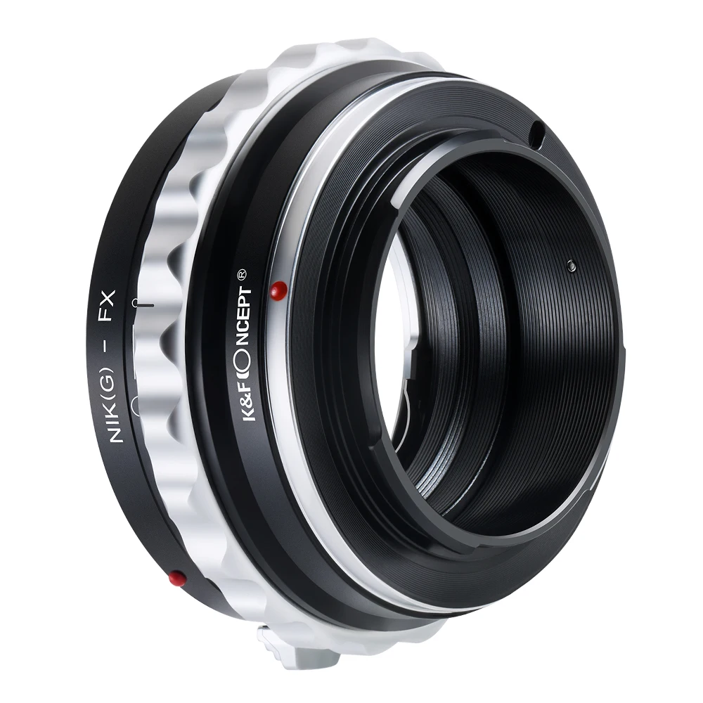 

K&F Concept Camera Lens Adapter Ring Compatible with Nikon AI G AF-S Mount Lens to Fuji FX X-Pro1 XT4 X-M1 X-A1 X-E1 Adapter