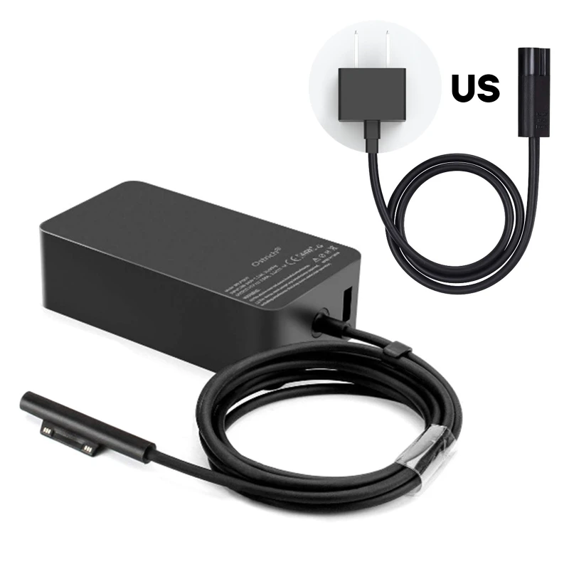 Y1UB New 65W Laptop for Surface Notebook Fast Charging USB Adapter for Surface Go