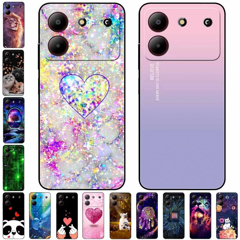 For ZTE Blade A54 Case Protective Soft Silicone Lovey Cat Space TPU for-zte-blade-a54-case-protective-soft-silicone-lovey-cat-space-tpu