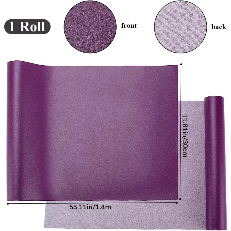 Book Covers PU Leather Book Cloth for A4-A8 Books Binding 1Roll 55 x 11.8&rdquo;
