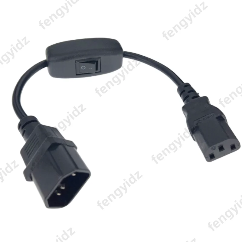C14-C13 Extension Power Cord IEC 320 C13 Female to C14 Male with 10A On/Off Switch Power Adapter Cable 1pcs power cable,power cord