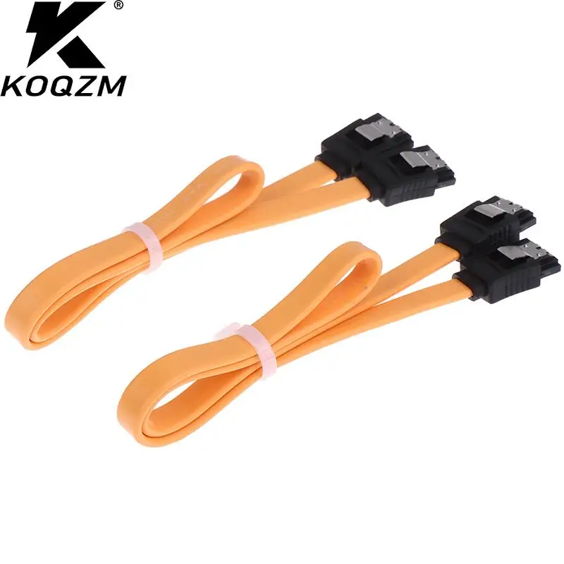 

2Pcs 40cm SATA 3.0 Cable SATA 3.0 III SATA3 6GB/s Data Cable Straight Cord SAS Cable Dual Channel Hard Drive Data Cable