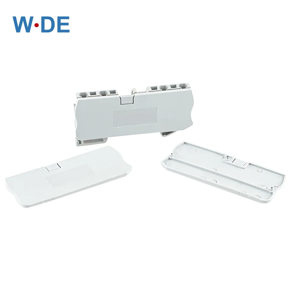 End Cover para St2.5-quattro Din Rail Terminal Block Plate Caps 100 Pcs D-st2.5-quattro
