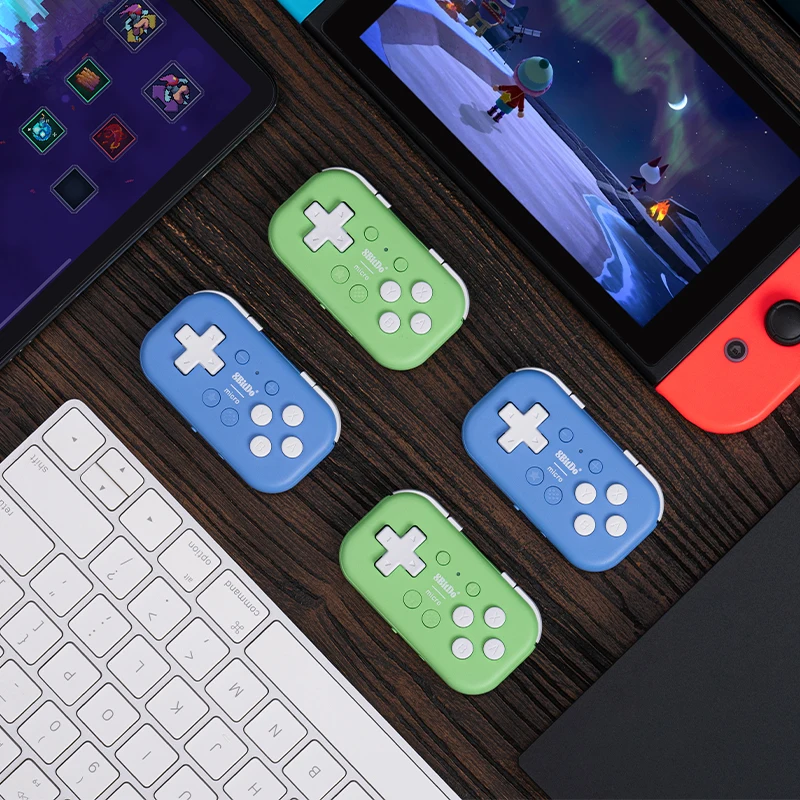 Bluetooth Gamepad sem Fio para Nintend Switch Windows Android Macos Ios Ios pi Framboesa Controlador de Jogo 8bitdo-micro - Image 6