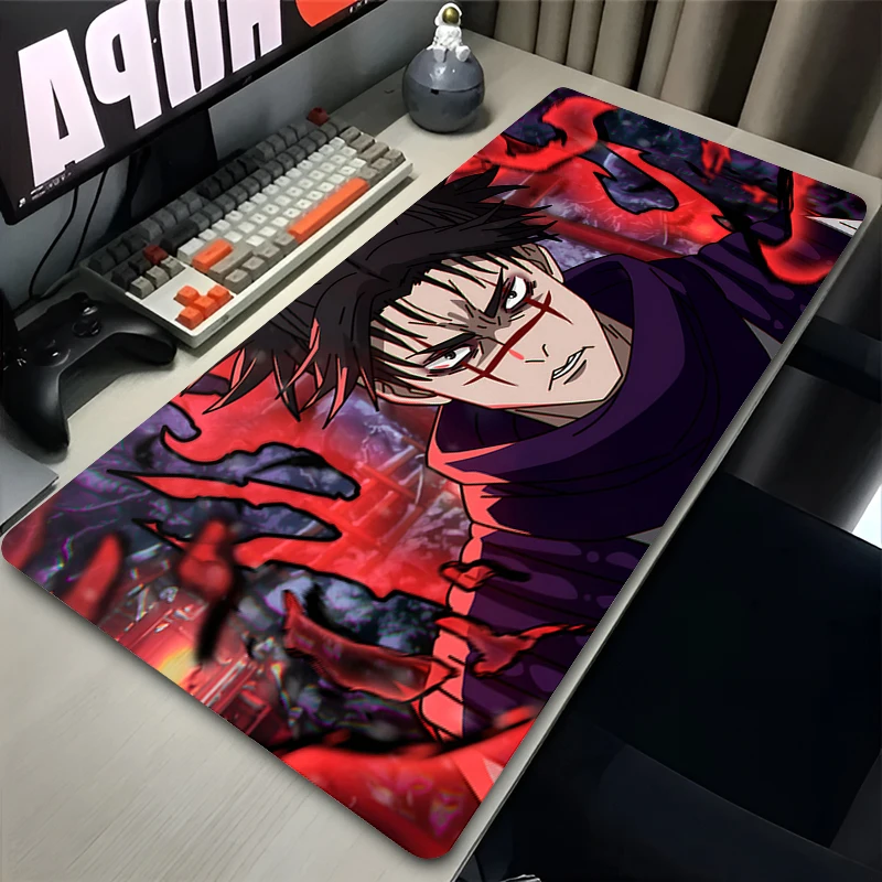 Japan Cool Anime Mouse Pad Laptop J-Jujutsu K-Kaisen Choso Yuji Mousepad XXL Gaming Keyboard Rug PC Gamer Cabinet Table Desk Mat 3