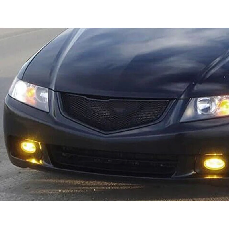 Fit Honda Accord CL7 Euro R Acura TSX 2003 2004 2005 Year  Racing Grille Redesign Front Bumper Grill Body Kit Access
