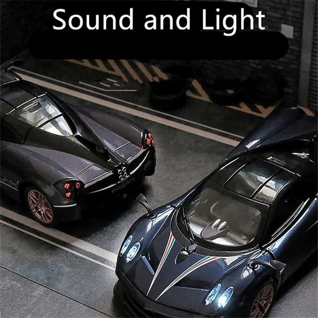 1:32 Pagani Huayra Dinastia Alloy Racing Car Model Diecasts Metal Toy Sports Car Model High Simulation Sound and Light Kids Gift 5