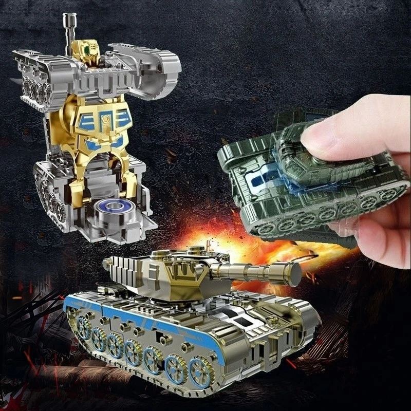 New Deformation Tank Robot Children's Toy Car Creative Mecha Simulation Spinning Toy Transformers Megatron Robot Toy - 5