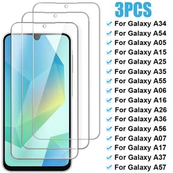 3 - Pack Tempered Glass Screen Protector Set - 3PCS Glass (For A57 5G)