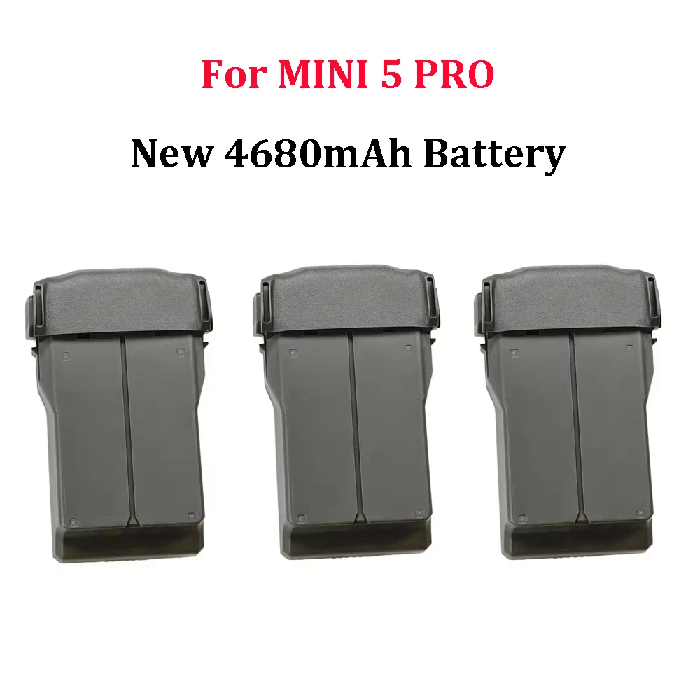 Trois batteries DJI pour drone Mavic Air 2/2S, vues de côté, avec logo DJI.