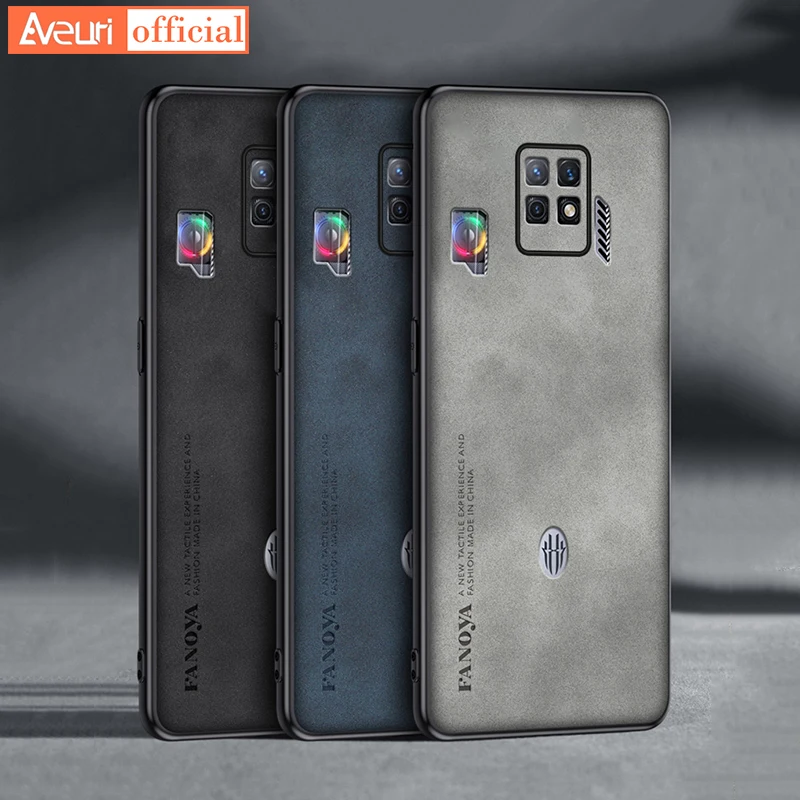 Per Redmagic 7 S 7 Pro Coque Custodia In Pelle Pu Di Lusso Per Nubia Red Magic 7 7 S Pro 7 S Cover Custodia Protettiva In Silicone Opaco