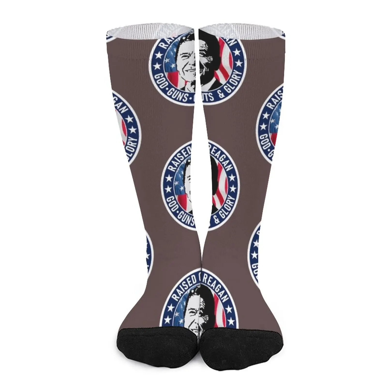 Ronald Reagan Raised On Reagan Socks new in Men's socks Sock man Men sock kids socks