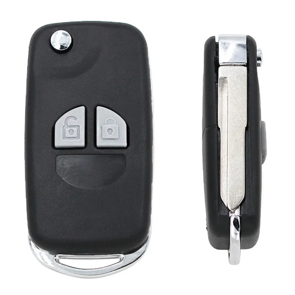 Ecusells Folding Remote Key Shell Case Suzuki Grand Vitara Swift Ignis SX4 Liana Alto SZ11R / TOY43 / HU133R HU87R Blade Key Case Car Key Shell Key Cover Folding Car Key Shell Fob Cover