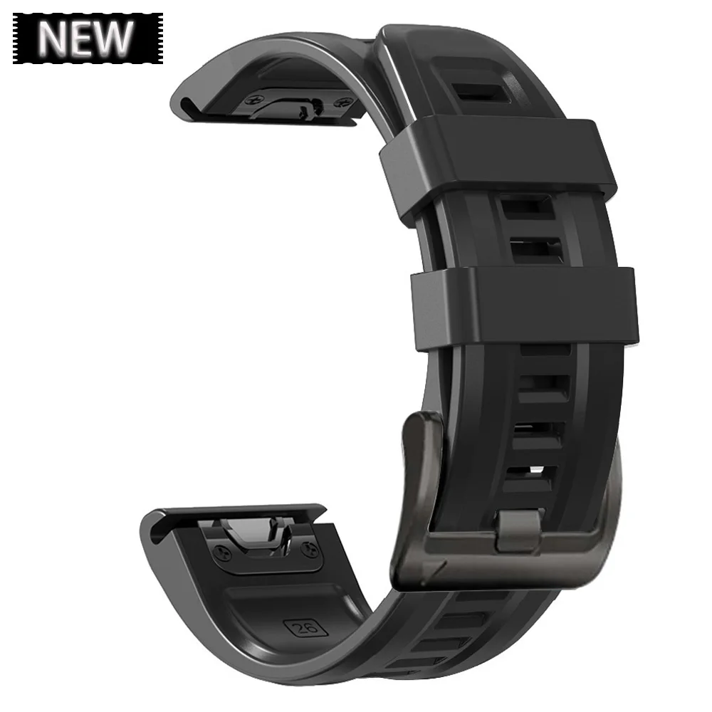 Versatile Quick Release Nylon+Silicone Strap, 22mm/26mm
