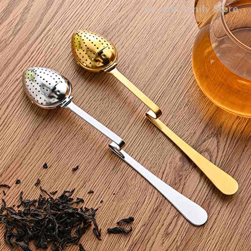 Tea Strainer Leaf Tea Filter Sieve Infuser Mesh Strainer Brewing Kitchen Accessories Stainless Steel