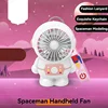 New High Wind Astronaut Small Electric Fan for Children USB Charging Mini Portable Silent Handheld Small Fan 3