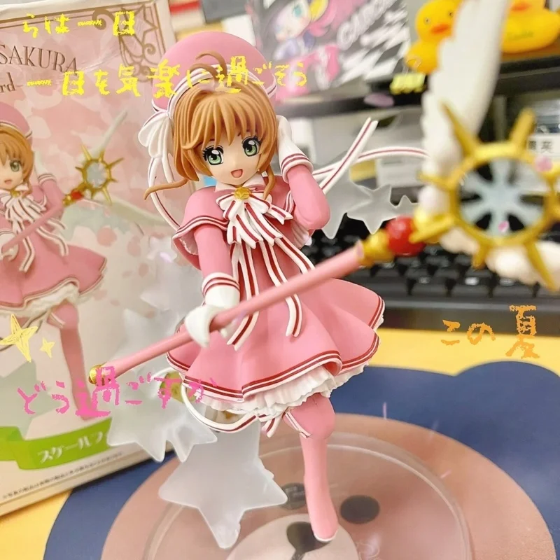 

Original Taito Kinomoto Sakura Card Captor Sakura Action Figure Daidouji Tomoyo Figurines Collectible Doll Model Statue Toy Gift